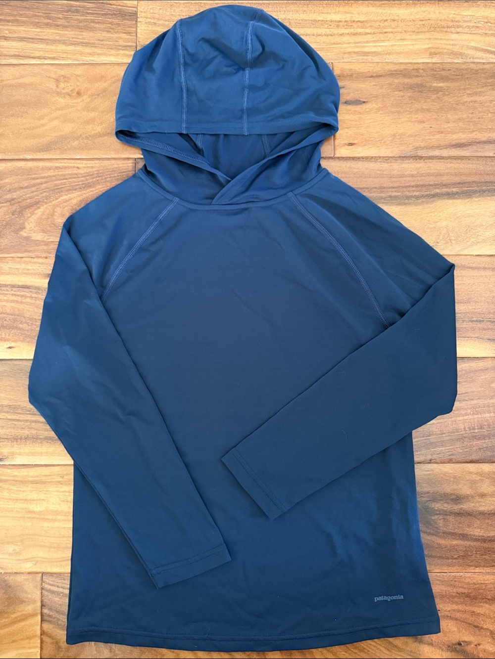 Patagonia Kids' Capilene® Cool Daily Hoody - Navy - Size M (10)